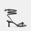 MAISON HEELS BLACK LEATHER