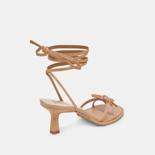 MAISON HEELS LIGHT TAN LEATHER