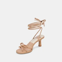 MAISON HEELS LIGHT TAN LEATHER