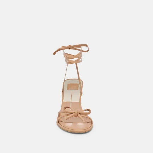 MAISON HEELS LIGHT TAN LEATHER