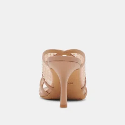 MANDEL PEARL HEELS COCOA MESH