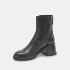 MARTEY H2O WIDE BOOTS BLACK LEATHER