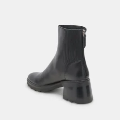 MARTEY H2O WIDE BOOTS BLACK LEATHER