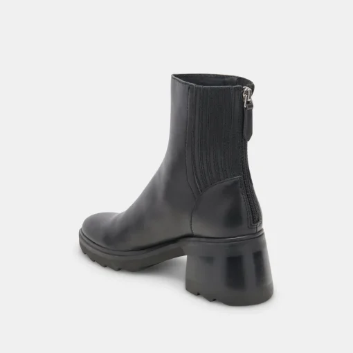 MARTEY H2O WIDE BOOTS BLACK LEATHER