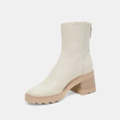 MARTEY H2O WIDE BOOTS IVORY LEATHER