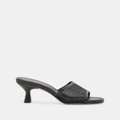 MEEZA HEELS ONYX MESH