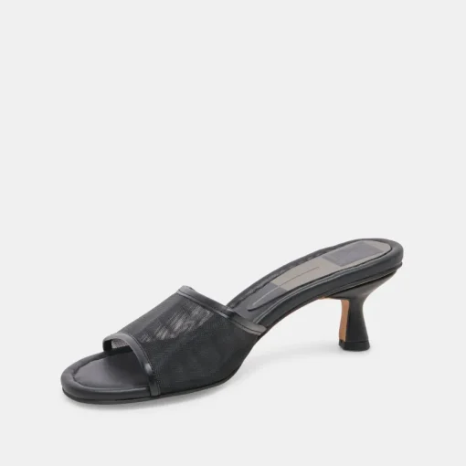 MEEZA HEELS ONYX MESH