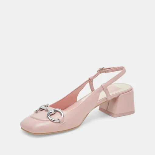 MELLI HEELS PINK CRINKLE PATENT