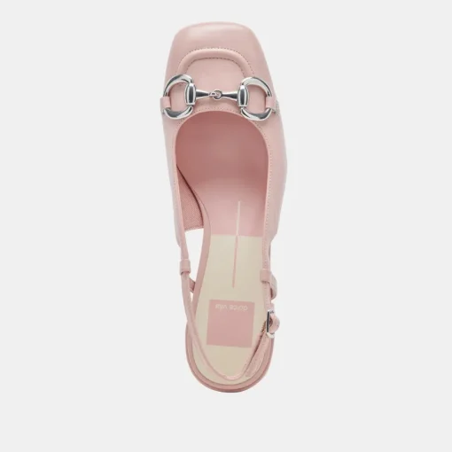 MELLI HEELS PINK CRINKLE PATENT
