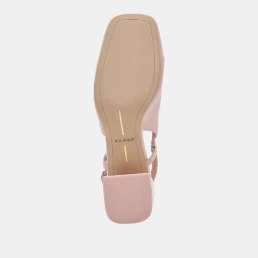 MELLI HEELS PINK CRINKLE PATENT