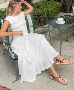 MERYL SANDALS BLACK LEATHER