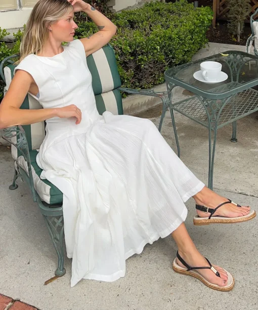 MERYL SANDALS BLACK LEATHER