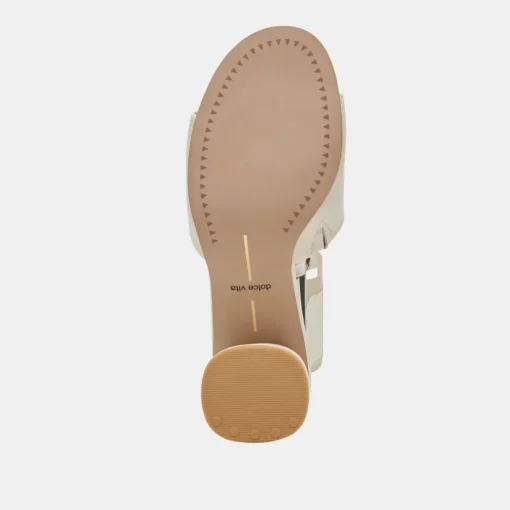 MINNY DRESS HEELS IVORY LEATHER