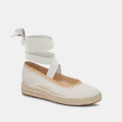 MORGAN FLATS IVORY CANVAS