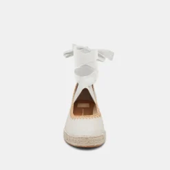 MORGAN FLATS IVORY CANVAS