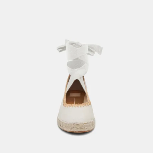 MORGAN FLATS IVORY CANVAS