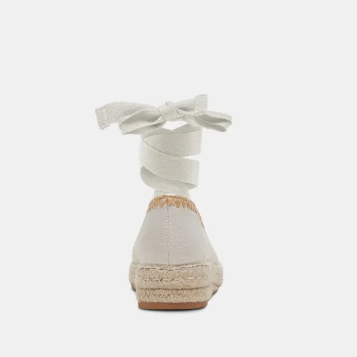 MORGAN FLATS IVORY CANVAS
