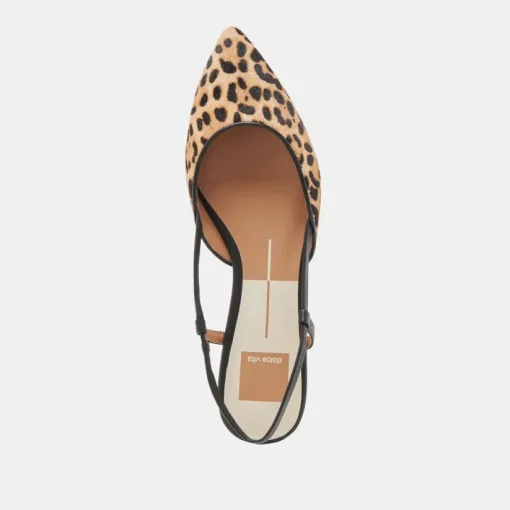 NARAH FLATS LEOPARD CALF HAIR