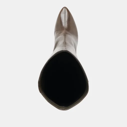 NELAS BOOTS DARK OLIVE LEATHER