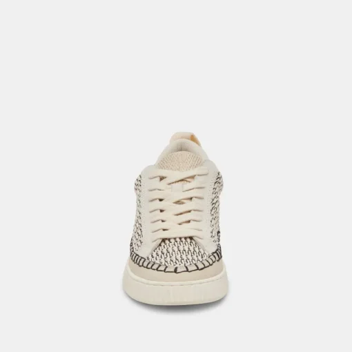 NICONA SNEAKERS BLACK NATURAL RAFFIA