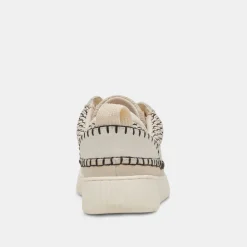 NICONA SNEAKERS BLACK NATURAL RAFFIA