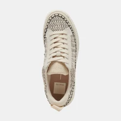 NICONA SNEAKERS BLACK NATURAL RAFFIA