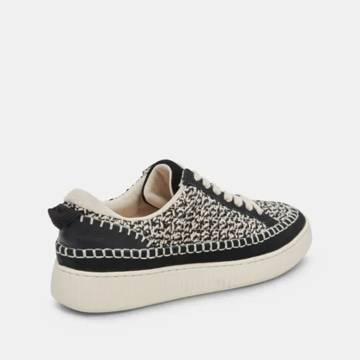 NICONA SNEAKERS WHITE BLACK KNIT