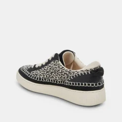 NICONA SNEAKERS WHITE BLACK KNIT