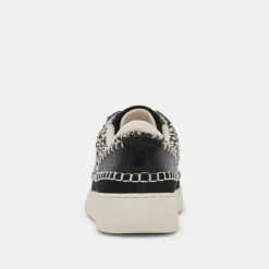 NICONA SNEAKERS WHITE BLACK KNIT