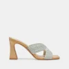 NITRO WIDE HEELS MINT RAFFIA