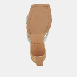 NITRO WIDE HEELS MINT RAFFIA