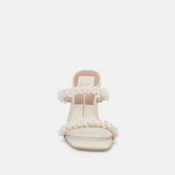 NOEL HEELS VANILLA PEARLS