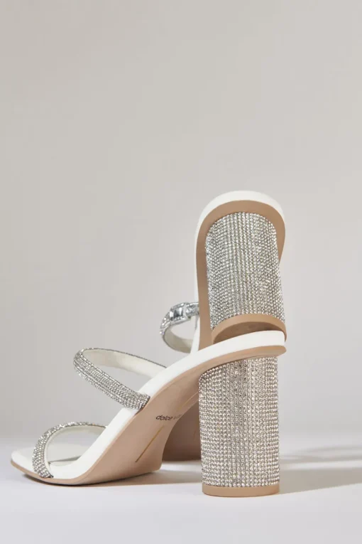 NOLES RHINESTONE HEELS CRYSTAL RHINESTONE