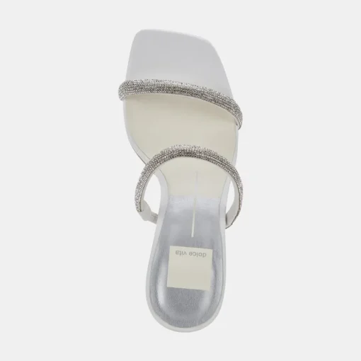 NOLES RHINESTONE HEELS CRYSTAL RHINESTONE