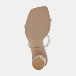 NOLES RHINESTONE HEELS CRYSTAL RHINESTONE