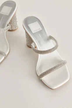 NOLES RHINESTONE HEELS CRYSTAL RHINESTONE