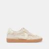 NOTICE LACE SNEAKERS IVORY SUEDE
