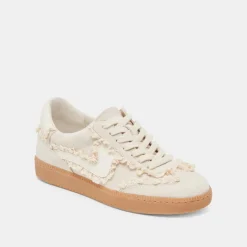 NOTICE LACE SNEAKERS IVORY SUEDE