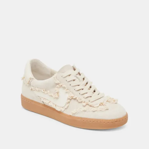 NOTICE LACE SNEAKERS IVORY SUEDE