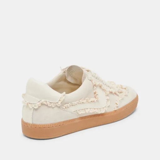 NOTICE LACE SNEAKERS IVORY SUEDE