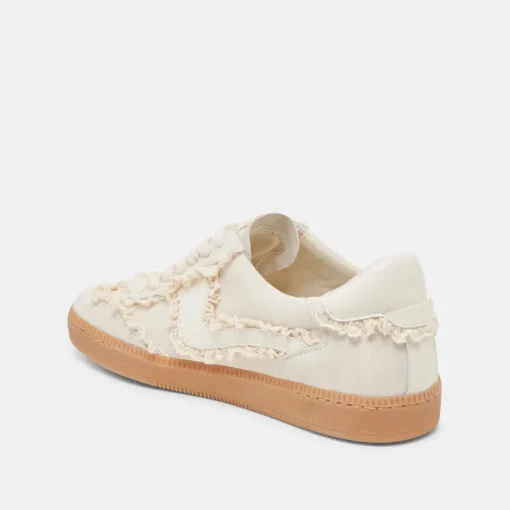 NOTICE LACE SNEAKERS IVORY SUEDE
