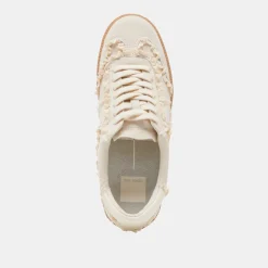NOTICE LACE SNEAKERS IVORY SUEDE