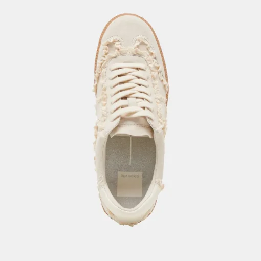 NOTICE LACE SNEAKERS IVORY SUEDE