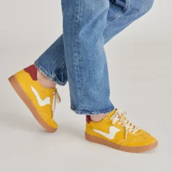 NOTICE SNEAKERS MUSTARD SUEDE