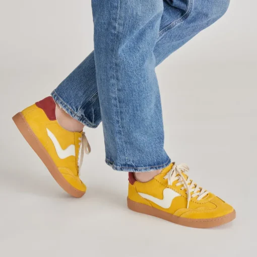 NOTICE SNEAKERS MUSTARD SUEDE
