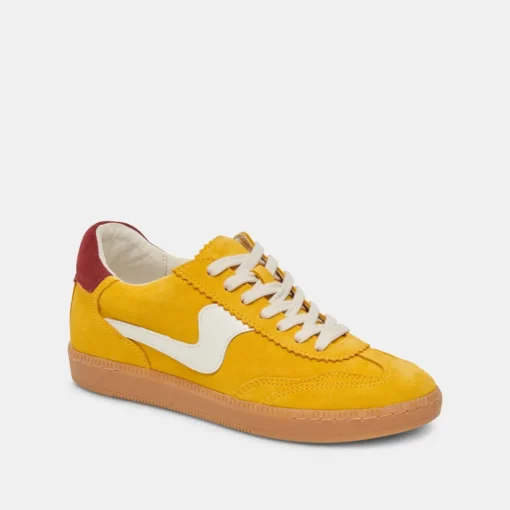NOTICE SNEAKERS MUSTARD SUEDE