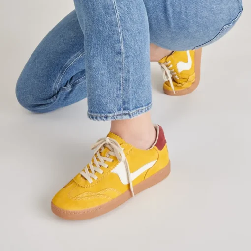 NOTICE SNEAKERS MUSTARD SUEDE