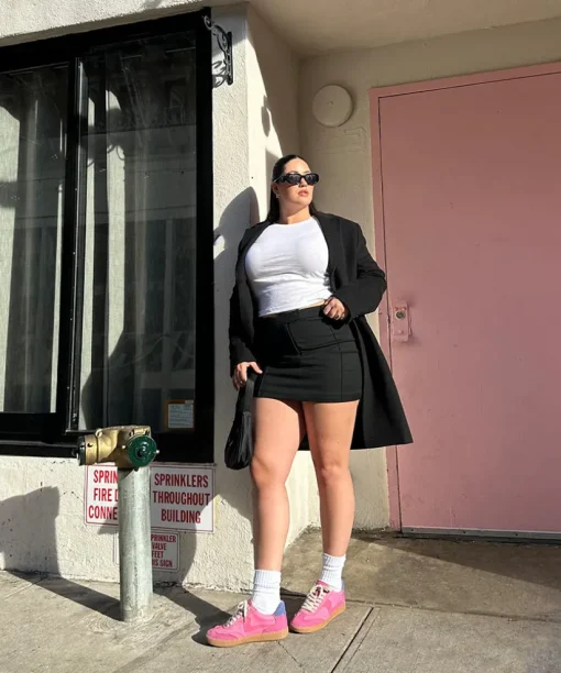 NOTICE SNEAKERS PINK SUEDE