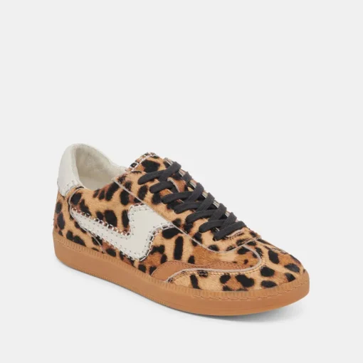 NOTICE STITCH SNEAKERS DK LEOPARD CALF HAIR