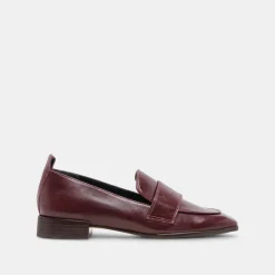 NYGEL LOAFERS CRANBERRY LEATHER